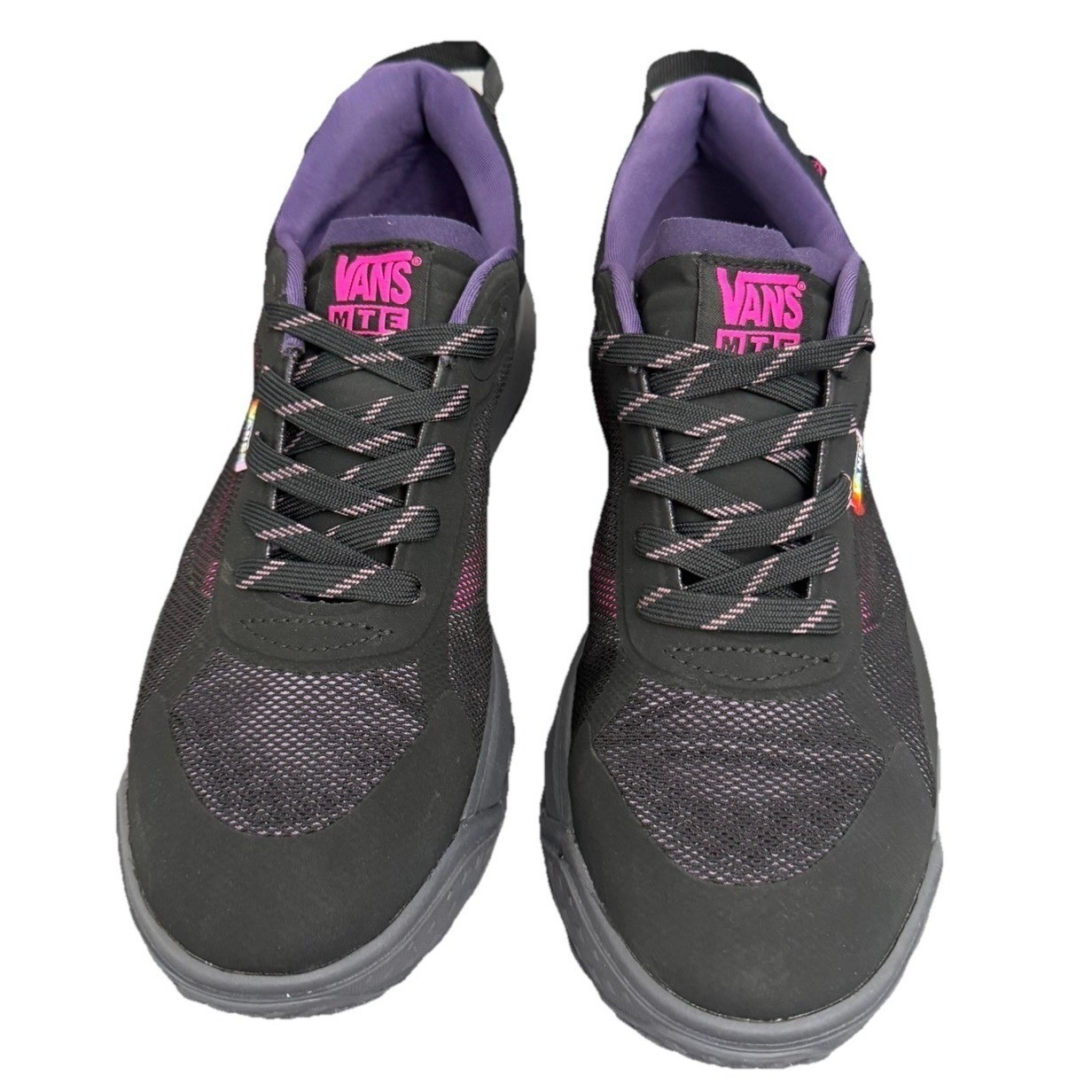 Vans Unisex's Mte Crosspath Shroud Black/Multicolor Sneakers Hiking Shoes Sz 8.5